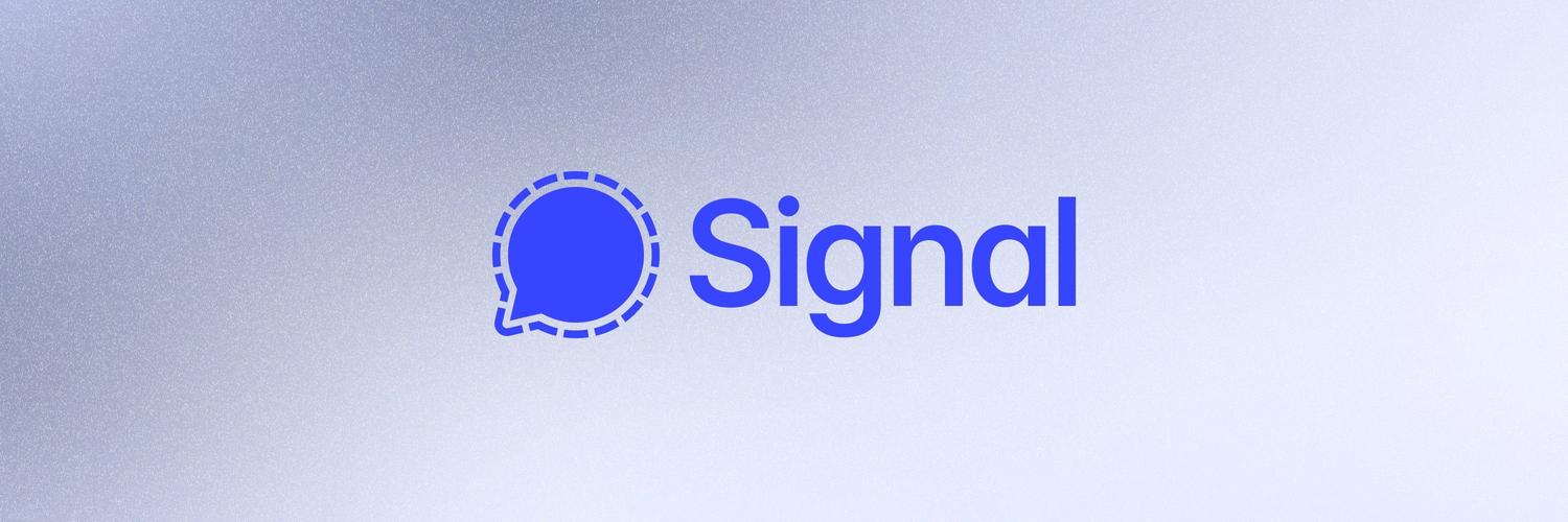 signalapp's profile header